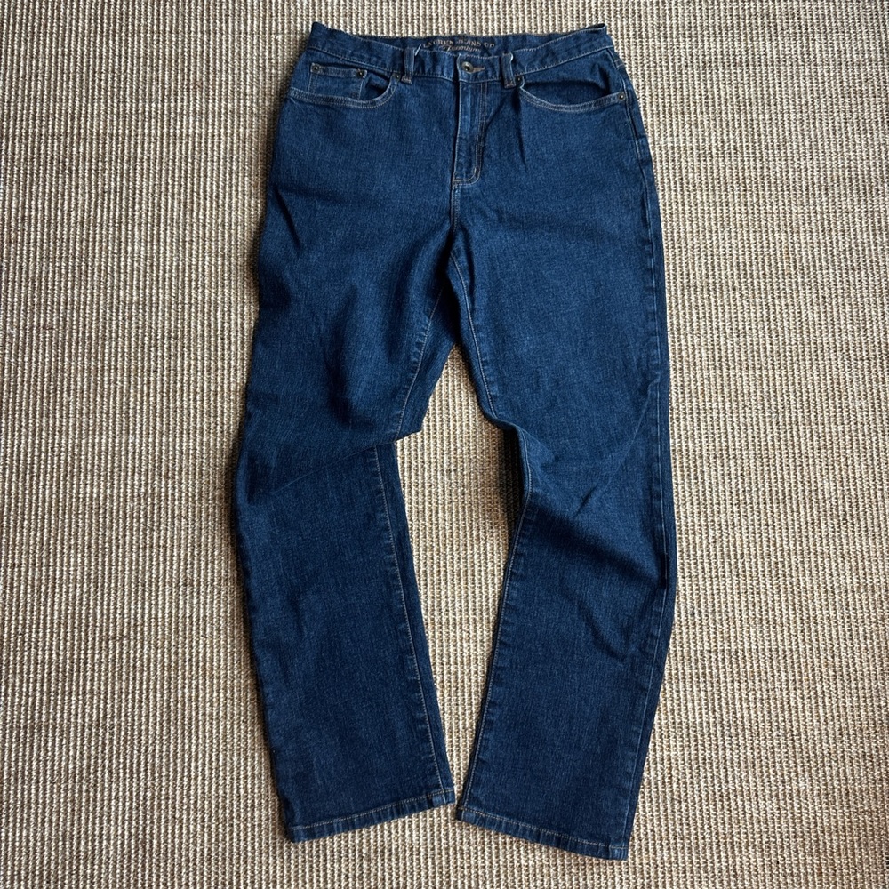 👖 Polo Ralph Lauren Straight Leg Jeans | Size 6P | Dark Wash